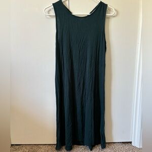 Maurice’s deep green swing dress